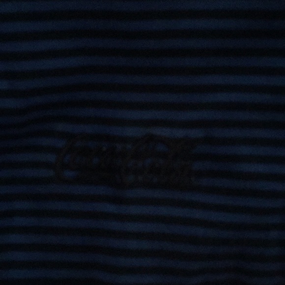 ☘️HP☘️Men's polo XL Navy & Black striped. - Picture 4 of 5